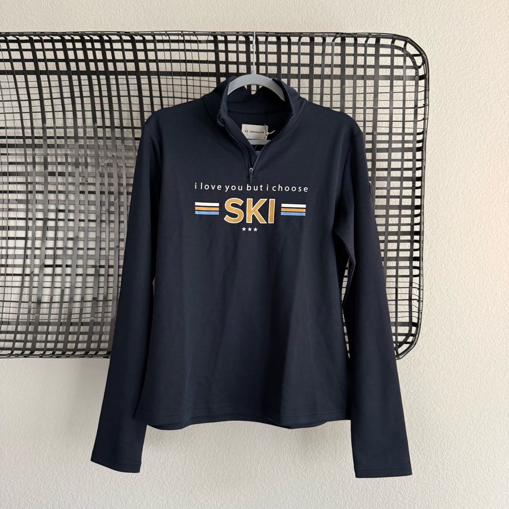 We Norwegians Moore zip up navy